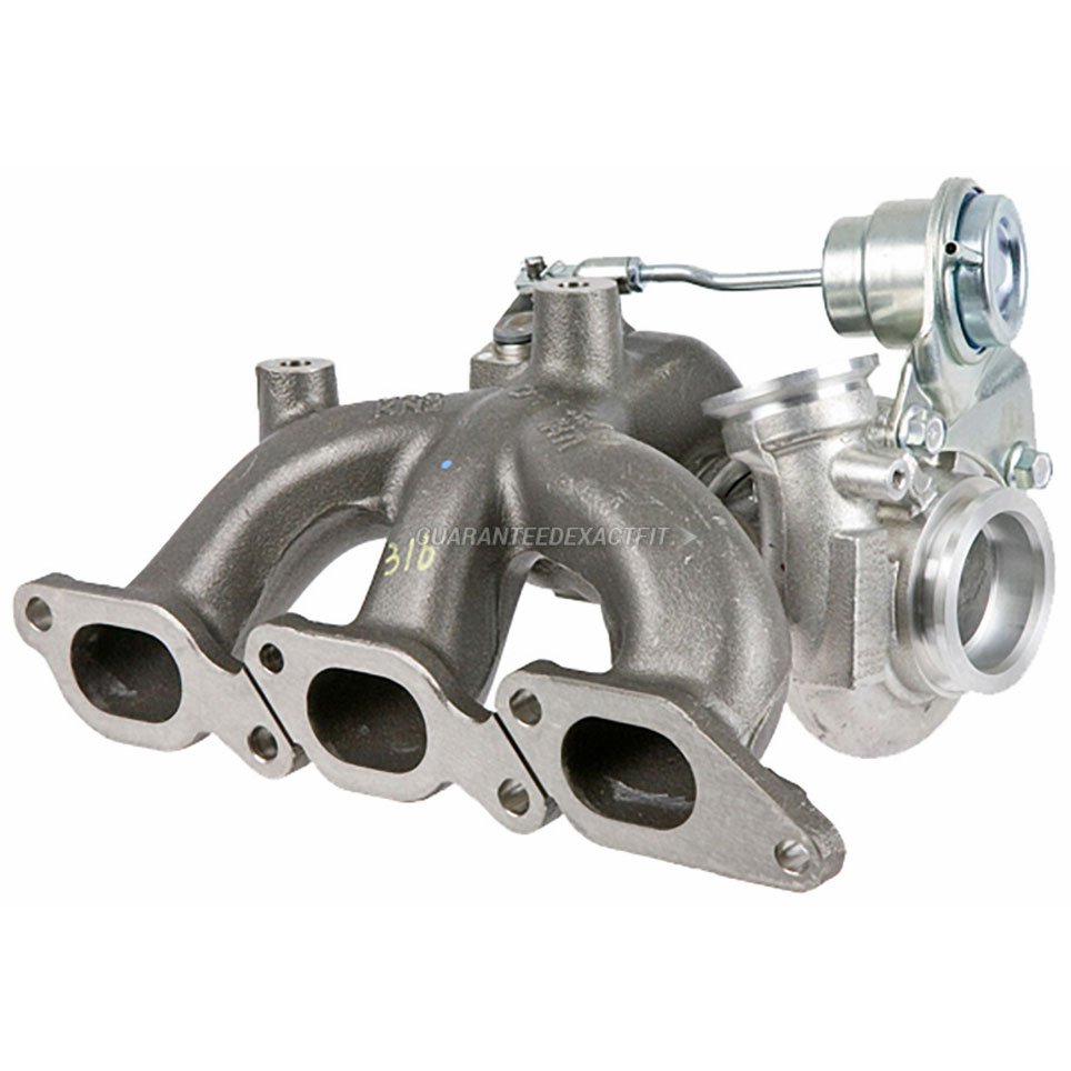 2005 Volvo XC90 Turbocharger and Installation Accessory Kit Pair of