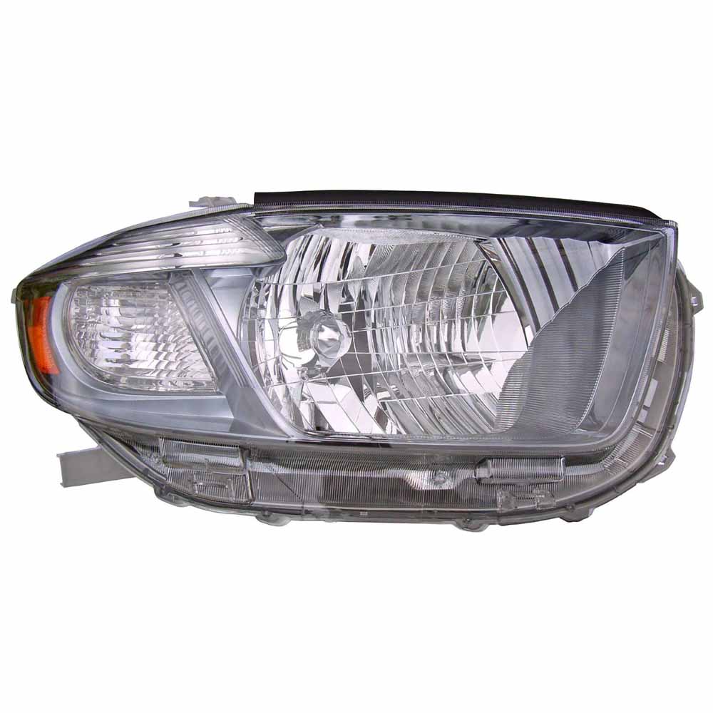 2009 Toyota Highlander Headlight Assembly Pair