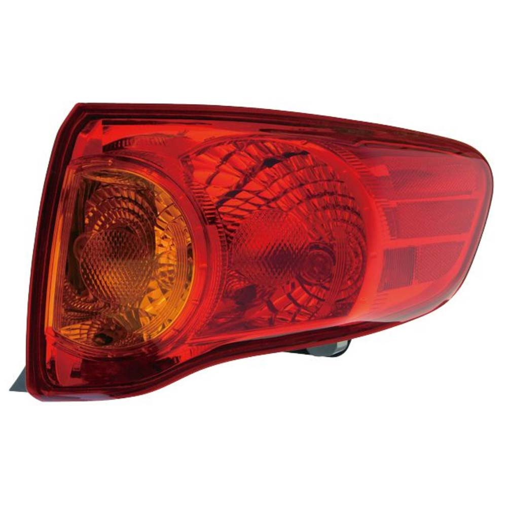 2009 Toyota Corolla Tail Light Assembly Pair