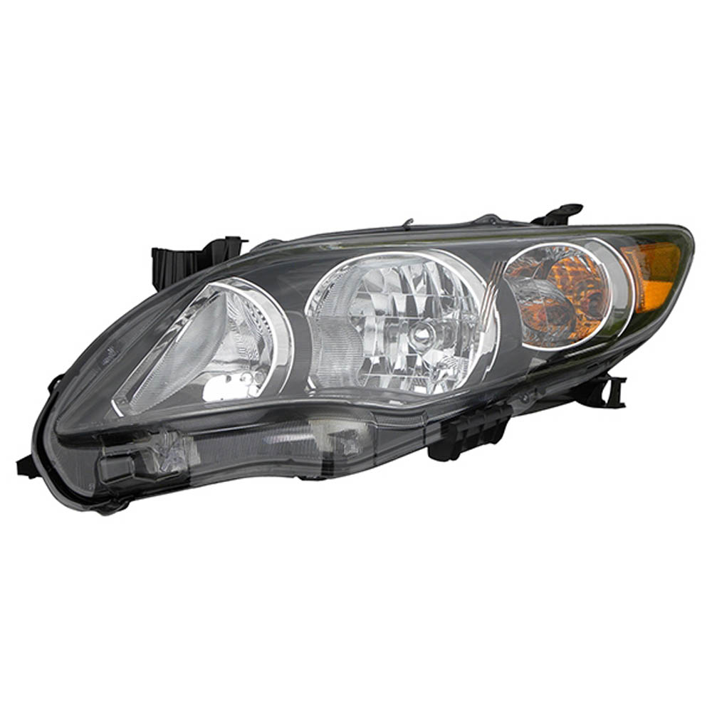 2012 Toyota Corolla Headlight Assembly Pair