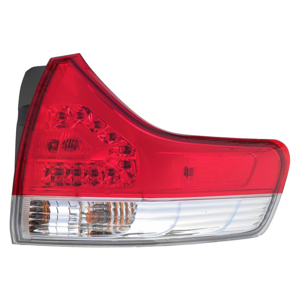 2012 Toyota Sienna Tail Light Assembly Pair