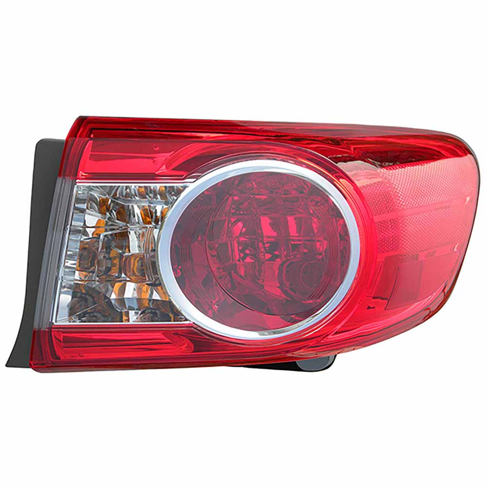 2012 Toyota Corolla Tail Light Assembly Pair