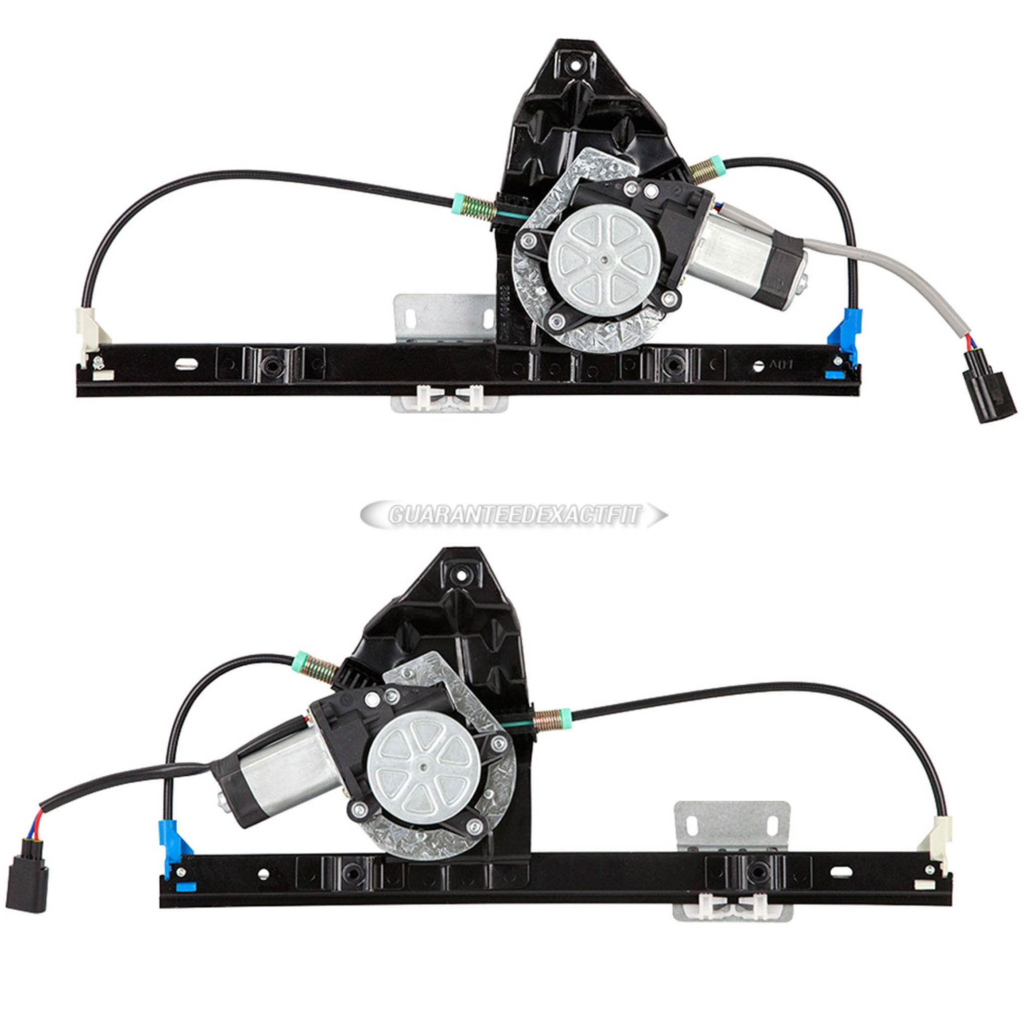 2003 Land Rover Freelander Power Window Motor and Regulator Assy - Pair