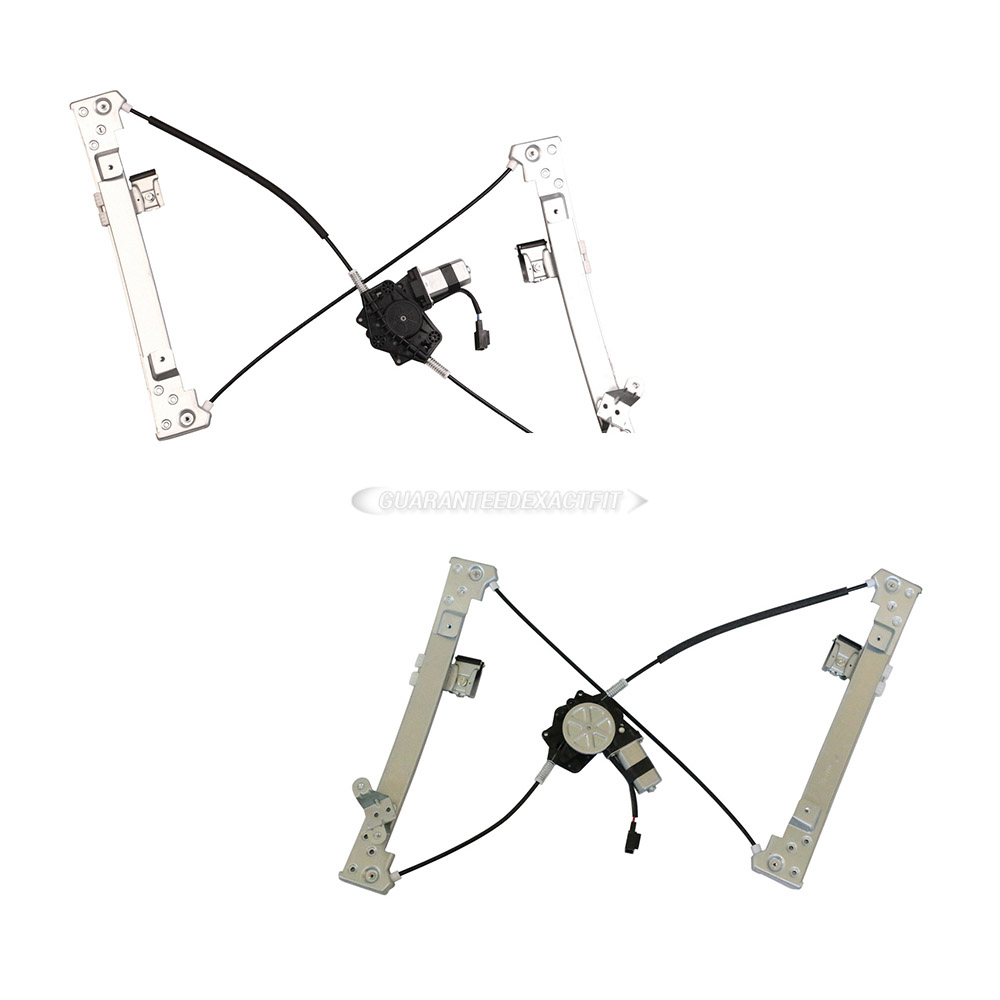 2012 Ford Fusion Power Window Motor and Regulator Assy - Pair