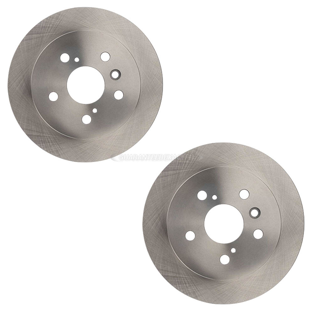 2017 Toyota Avalon Brake Rotor Set