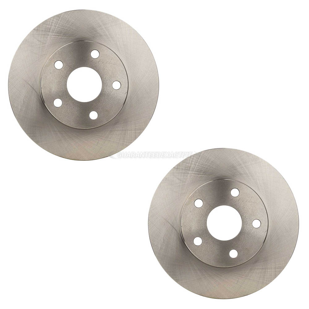 1991 Toyota Previa Brake Rotor Set