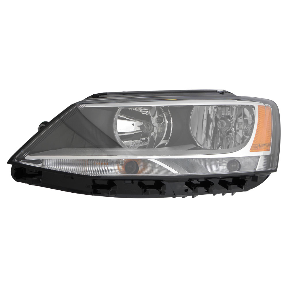 2012 Volkswagen Jetta Headlight Assembly Pair