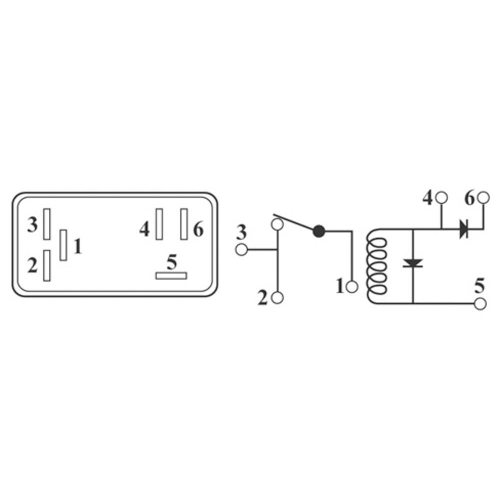 1987 Dodge Shadow HVAC System Relay