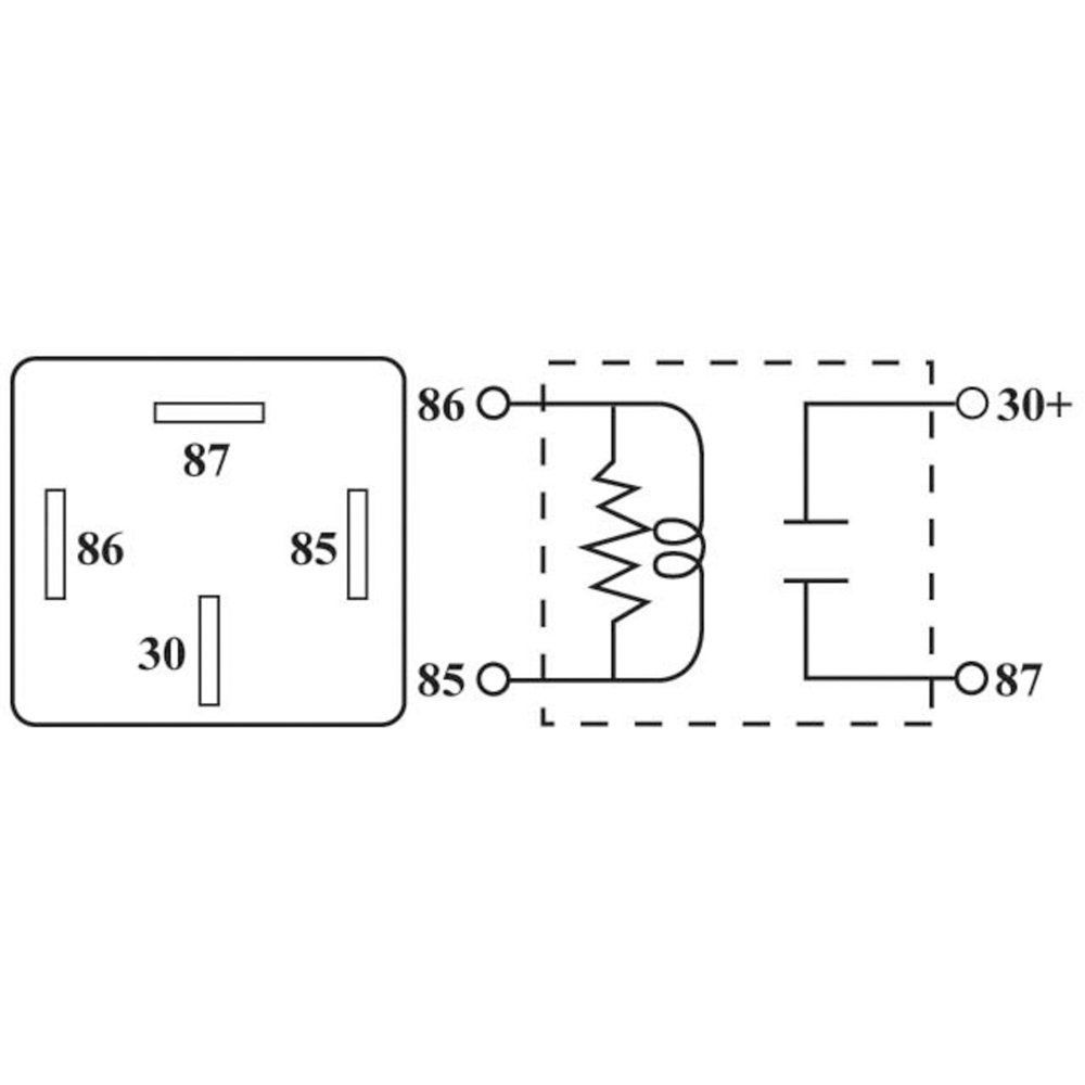 1981 Audi 5000 HVAC System Relay