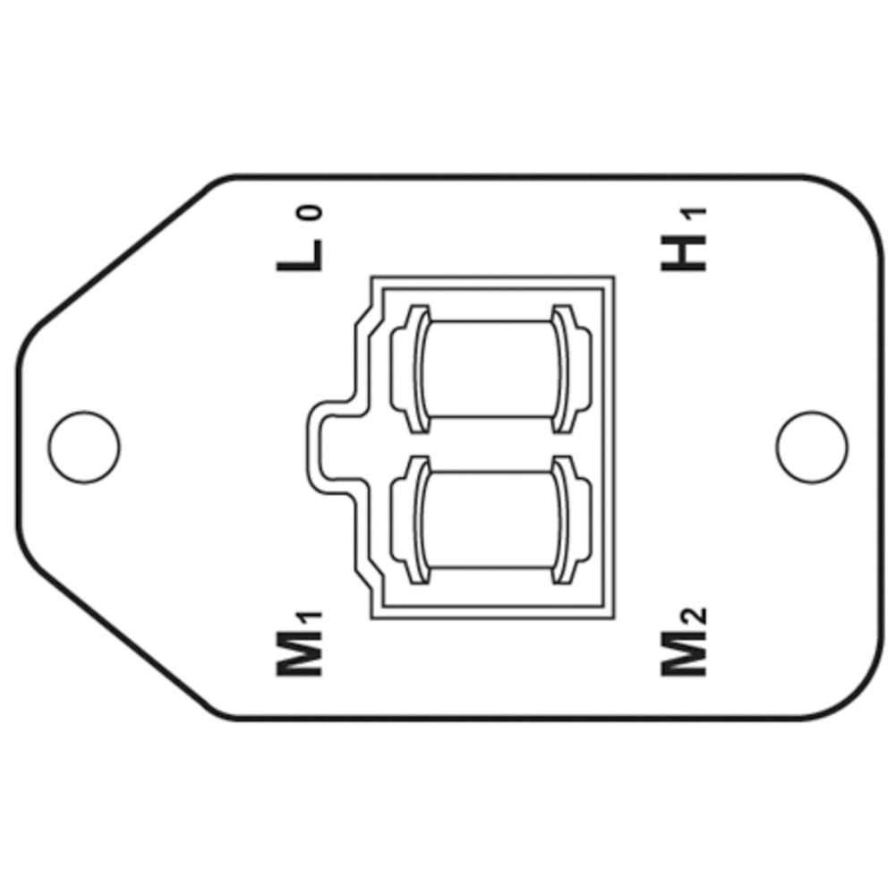 1990 Honda CRX HVAC Resistor