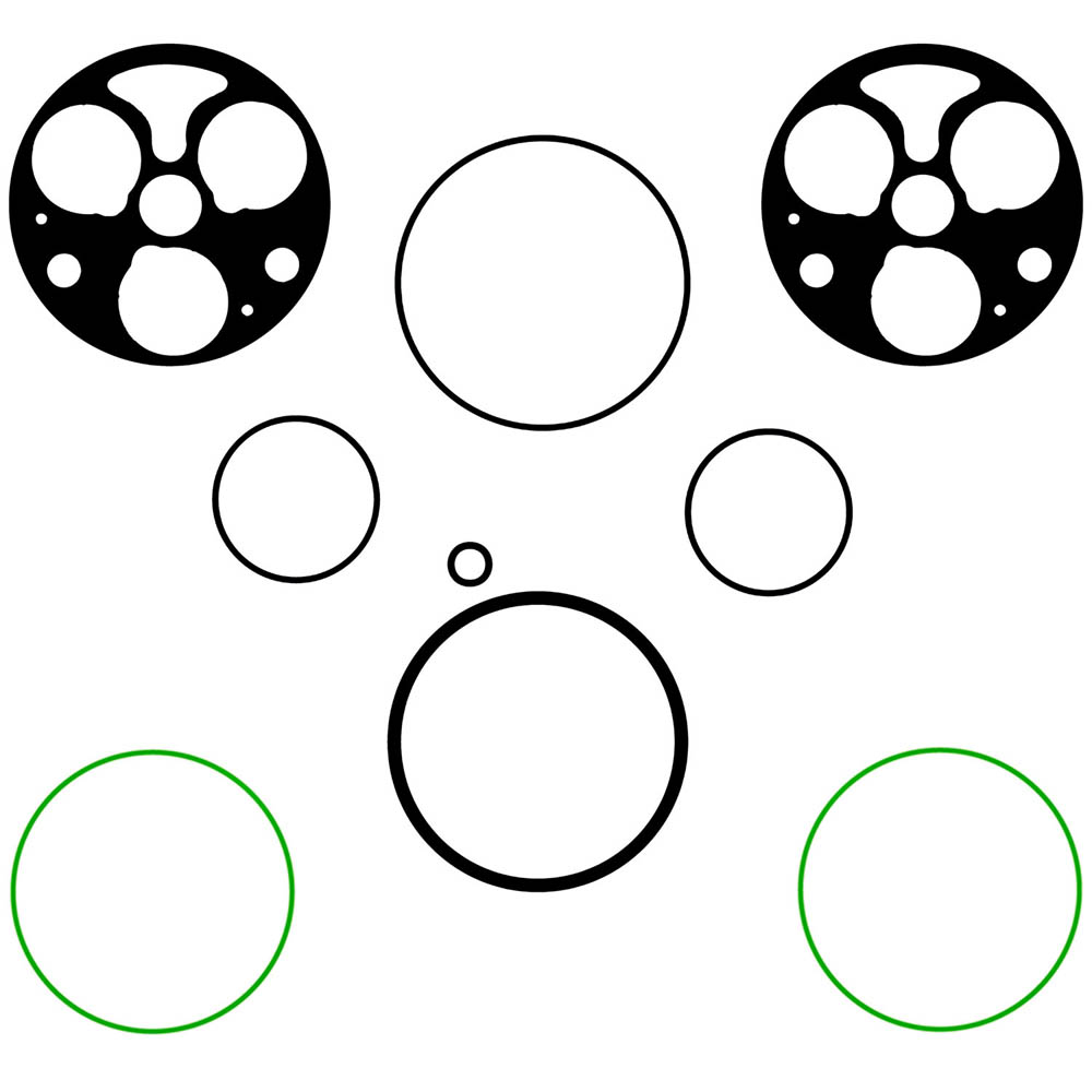 1982 Honda Prelude A/C Compressor Gasket Kit