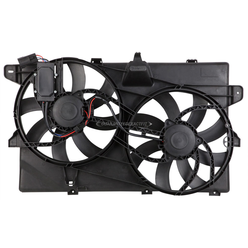 2009 Ford Edge Cooling Fan Assembly Dual Fan Assembly 3.5L Models