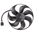2007 Volkswagen Golf Cooling Fan Assembly 1