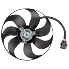 2007 Volkswagen Golf Cooling Fan Assembly 2