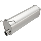 2000 Dodge Dakota Exhaust Muffler Assembly 1