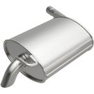 2012 Hyundai Sonata Exhaust Muffler Assembly 1