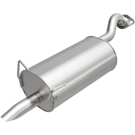 2012 Honda CR-V Exhaust Muffler Assembly 1