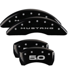 MGP Caliper Covers 2021 Ford Mustang Disc Brake Caliper Cover 10200SM52BK