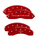 MGP Caliper Covers  Ford Mustang Disc Brake Caliper Cover 10202SMB2RD