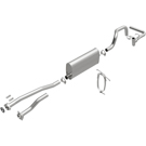 2000 Mazda B3000 Exhaust System Kit 1