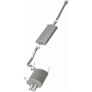 2002 Acura MDX Exhaust System Kit 4