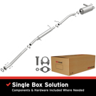 2000 Nissan Quest Exhaust System Kit 2