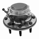 2012 Gmc Sierra 2500 HD Wheel Hub Assembly 1