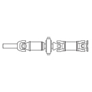1993 Nissan 240SX Driveshaft 1