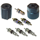 BuyAutoParts Volkswagen A/C System Valve Core and Cap Kit AQ-B0032AN