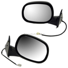 BuyAutoParts 14-81017DWRT Side View Mirror Set 1