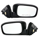 BuyAutoParts 14-81022DWRT Side View Mirror Set 1