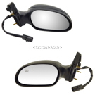 BuyAutoParts 14-81045DWRT Side View Mirror Set 1