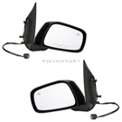 BuyAutoParts 14-81068DWRT Side View Mirror Set 1