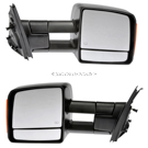 BuyAutoParts 14-81144DWRT Side View Mirror Set 1