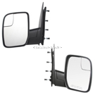 2014 Ford E Series Van Side View Mirror Set 1