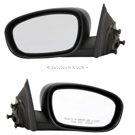 BuyAutoParts 14-81187DWRT Side View Mirror Set 1