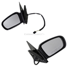BuyAutoParts 14-81434DWRT Side View Mirror Set 1
