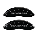 MGP Caliper Covers  Chevrolet Silverado1500 Disc Brake Caliper Cover 14207FSILBK