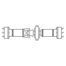 2000 Volvo V70 Driveshaft 1
