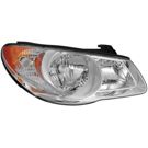 2008 Hyundai Elantra Headlight Assembly Pair 2