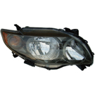 2009 Toyota Corolla Headlight Assembly Pair 2