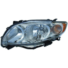 2009 Toyota Corolla Headlight Assembly 1