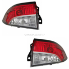 2020 Toyota Corolla Tail Light Assembly Pair 1
