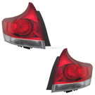 2013 Toyota Venza Tail Light Assembly Pair 1