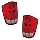 2012 Nissan Titan Tail Light Assembly Pair 1