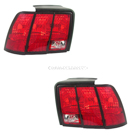 2001 Ford Mustang Tail Light Assembly Pair 1