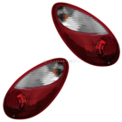 2007 Chrysler PT Cruiser Tail Light Assembly Pair 1