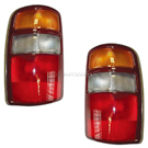 2000 Gmc Yukon Tail Light Assembly Pair 1