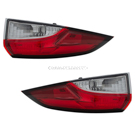 2021 Toyota Corolla Tail Light Assembly Pair 1