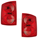 2007 Dodge Dakota Tail Light Assembly Pair 1